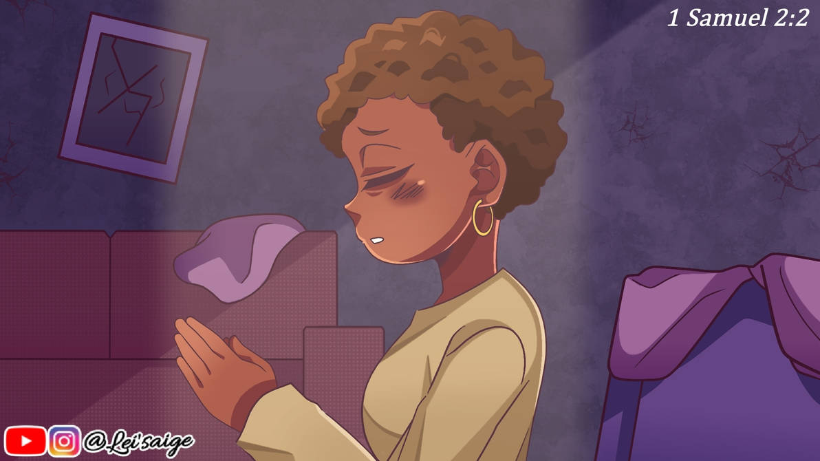 Original artwork depicting prayer